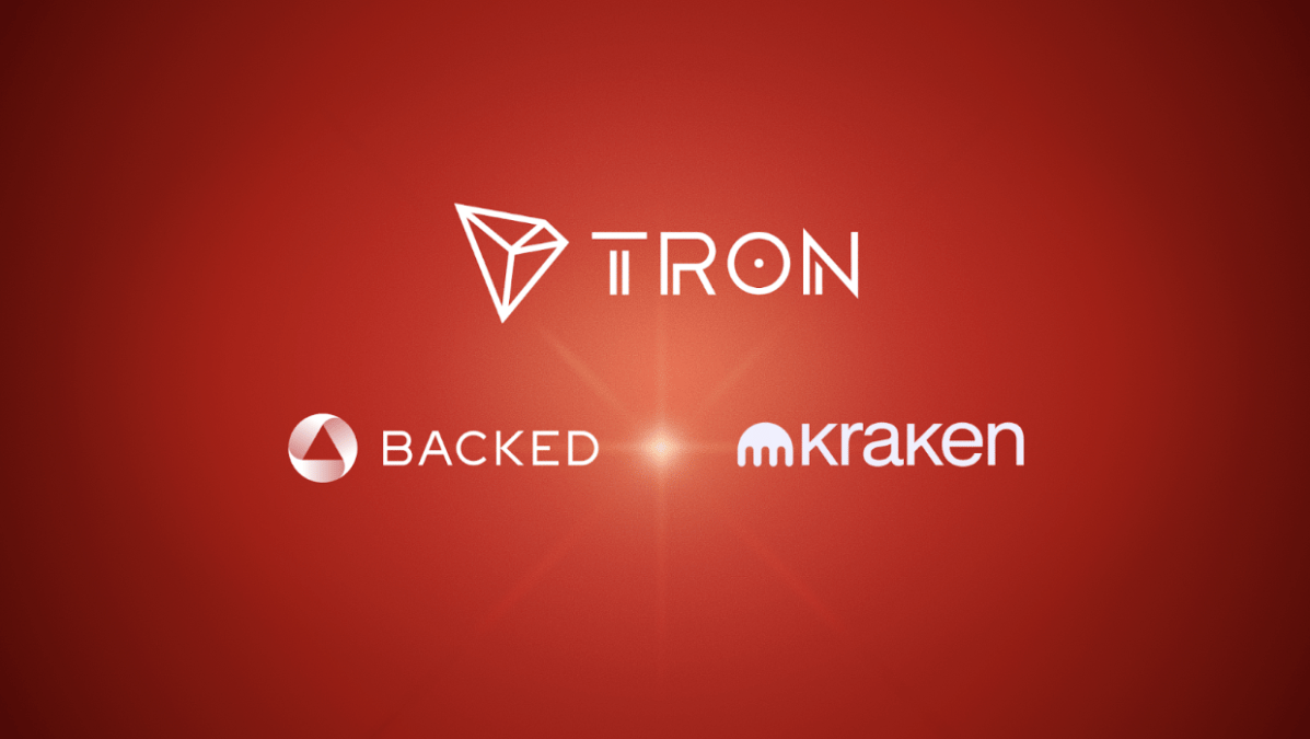Kraken and Backed Announce Strategic Collaboration with TRON DAO to Broaden Access to Tokenized Equities
